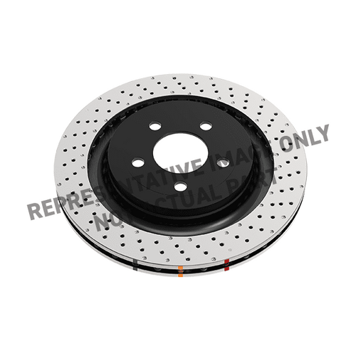 DBA Rear 4000 Series XD Brake Rotor, 372mm, For HSV VF GTS Yellow Caliper 06-15 201mm H/Brake, Kit