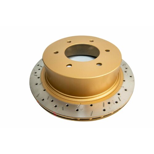 DBA Rear 4000 Series XS Gold Brake Rotor, 315mm, For Mitsubishi Challenger Pb / Pc 12/09 - 14, Kit