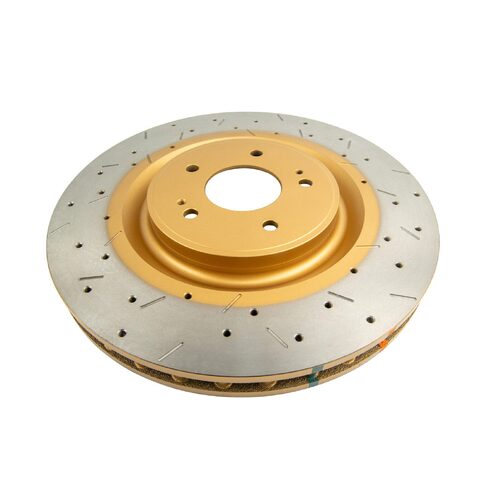 DBA Front 4000 Series XS Gold Brake Rotor, 350mm, For Mitsubishi EVO X 08, Kit