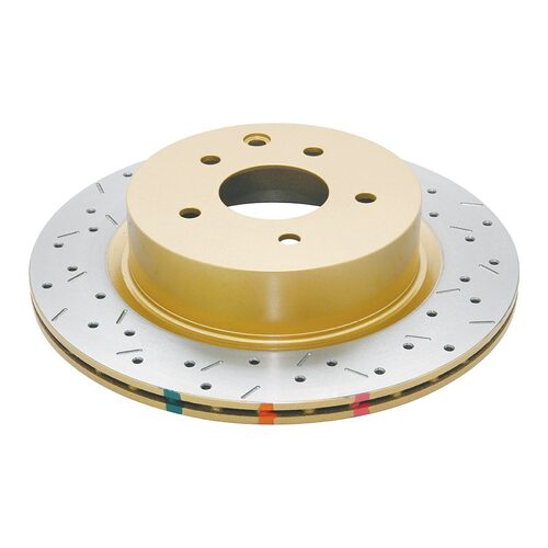 DBA Rear 4000 Series XS Gold Brake Rotor, 308mm, For Nissan 350Z 05, Kit