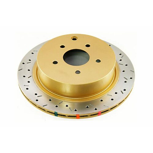 DBA Rear 4000 Series XS Gold Brake Rotor, 308mm, For Nissan Murano 05, Kit