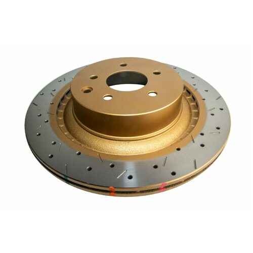 DBA Rear 4000 Series XS Gold Brake Rotor, 350mm, For Nissan 370Z 08, Kit