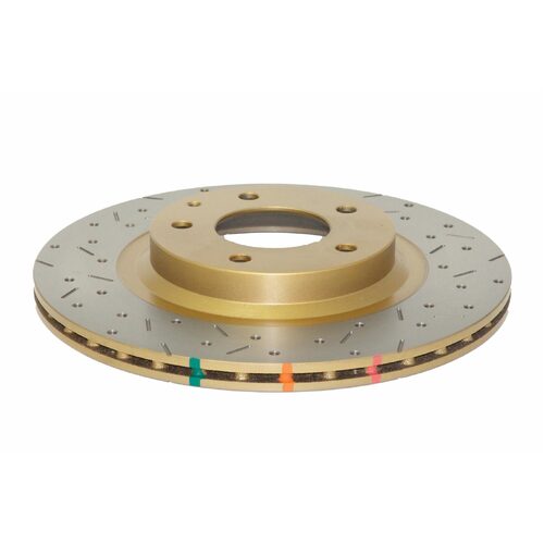 DBA Rear 4000 Series XS Gold Brake Rotor, 302mm, For Mazda RX8 03, Kit