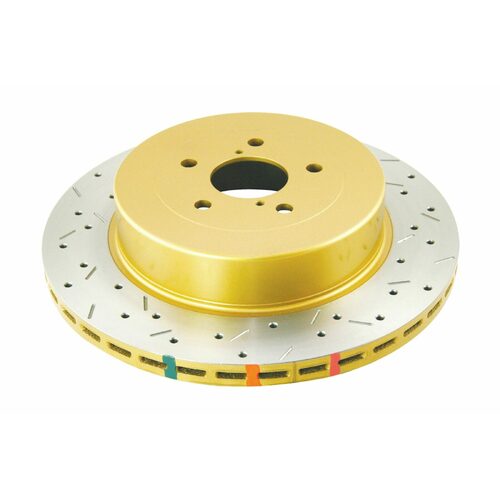 DBA Rear 4000 Series XS Gold Brake Rotor, 316mm, For Subaru WRX Upgrade 170mm H/B 92, Kit