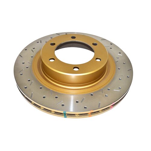 DBA Front 4000 Series XS Gold Brake Rotor, 338mm, For Toyota Prado 120 02-04, Kit