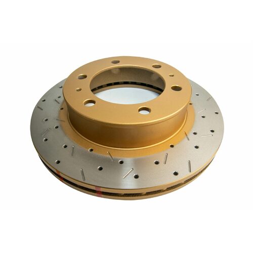 DBA Brake Rotor 4000 XS Crossdrilled/slotted KP [ For Toyota Hi-Lux 4X4 04-> F ]