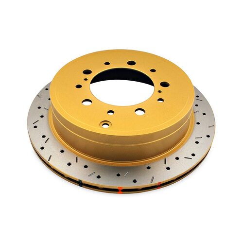 DBA Rear 4000 Series XS Gold Brake Rotor, 345mm, For Toyota L/cruiser 200 08, Kit