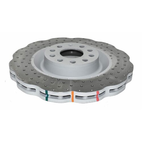 DBA Front 4000 Series XD Brake Rotor, 345mm, For VW Golf Mk: 5&6, Kit