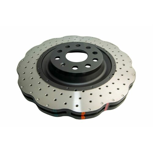 4000 Crossdrill Dimple WAVE Disc KP, For VW Golf Mk: 5&6 F , Kit