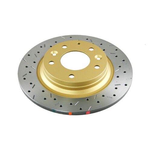 DBA Rear 4000 Series XS Gold Brake Rotor, 280mm, For Mazda 6 02-07 MX5 05, Kit