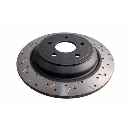 DBA Rear 4000 Series XS Gold Brake Rotor, 302mm, For Ford Focus RS LZ AWD 2016, Kit