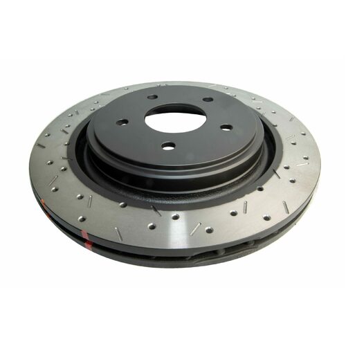 DBA Rear 4000 Series XS Gold Brake Rotor, 330mm, For Corvette C6 05, Kit