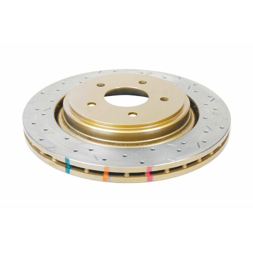 DBA Rear 4000 Series XS Gold Brake Rotor, 330mm, For Corvette C6 05, Kit