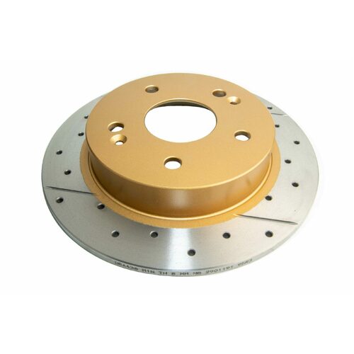 DBA Rear Street Series XGold Brake Rotor, 260mm, For Honda Prelude 97-01, Kit