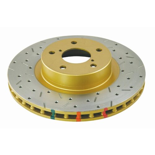 DBA Front 4000 Series XS Gold Brake Rotor, 277mm, For Subaru Impreza WRX 99, Kit