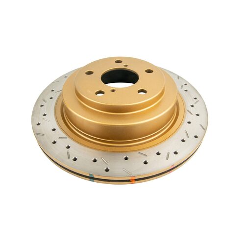 DBA Rear 4000 Series XS Gold Brake Rotor, 290mm, For Subaru Impreza WRX 01-07, Kit