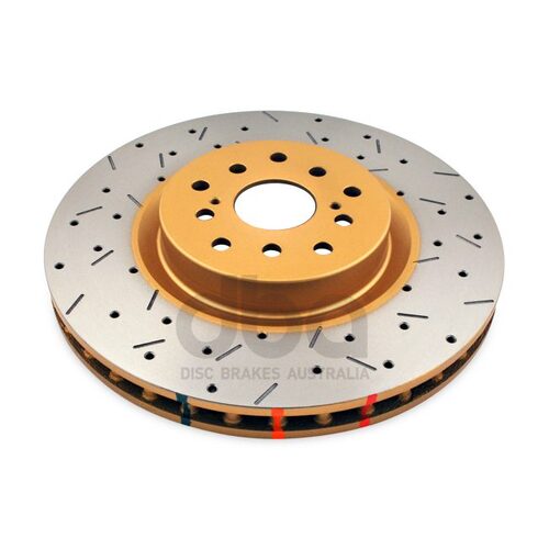DBA Front 4000 Series XS Gold Brake Rotor, 326mm, For Subaru WRX STI 02-11, Kit