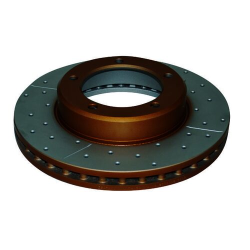 DBA Front 4000 Series XS Gold Brake Rotor, 312mm, For Toyota 100 Landcruiser 98-06 Reverse Mount, Kit