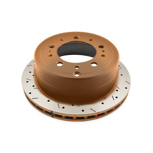 DBA Rear 4000 Series XS Gold Brake Rotor, 330mm, For Toyota 100 Landcruiser 98-06, Kit