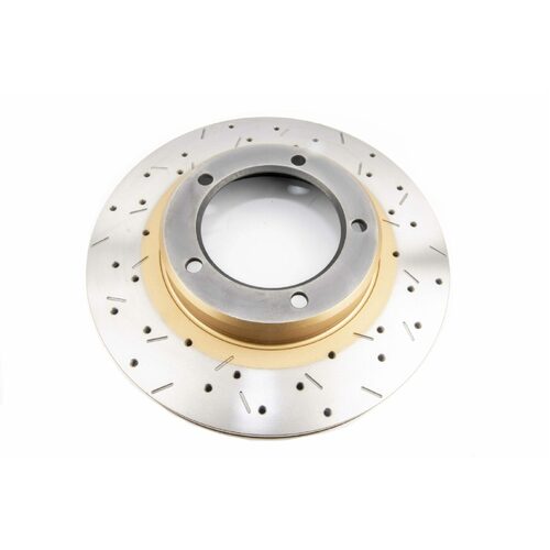 DBA Front 4000 Series XS Gold Brake Rotor, 322mm, For Toyota 70 Landcruiser 98-06 Reverse Mount, Kit