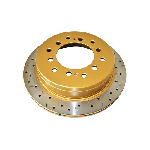 DBA Rear 4000 Series XS Gold Brake Rotor, 312mm, For Toyota 90 Landcruiser 96, Kit