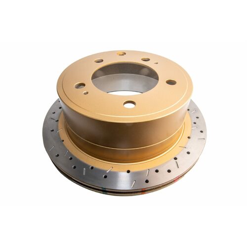 DBA Rear 4000 Series XS Gold Brake Rotor, 312mm, For Toyota 70 Landcruiser 99, Kit