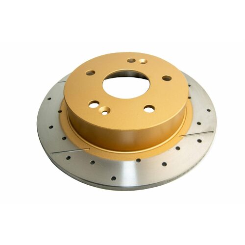 DBA Rear Street Series XGold Brake Rotor, 260mm, For Honda Accord 98-04, Kit
