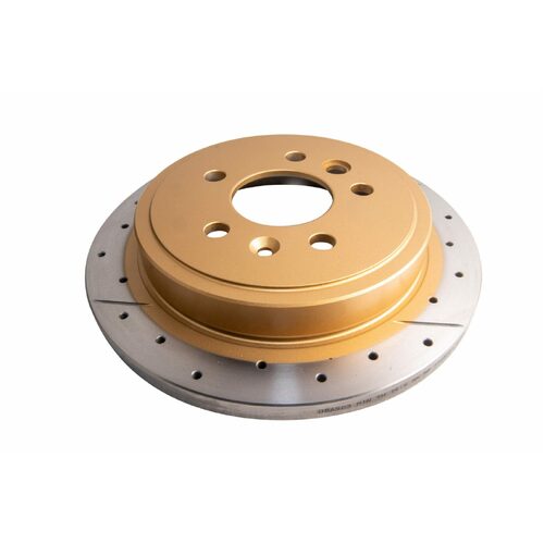 DBA Rear Street Series XGold Brake Rotor, 287mm, For Ford AU2 FPV Pursuit 250 Tickford TE50 00-03, Kit