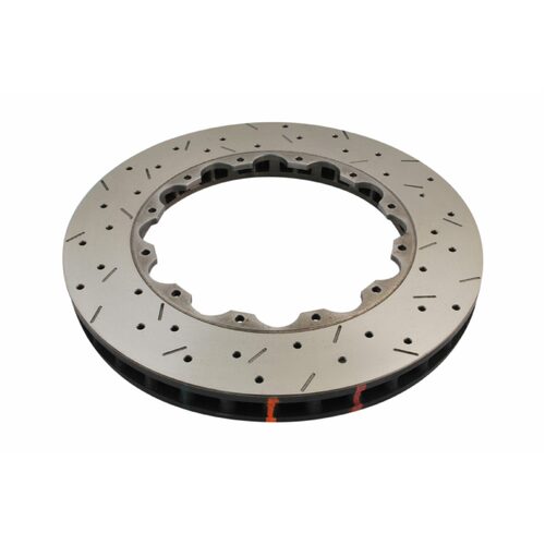 DBA Brake Rotor 5000 Rotor XS Crossdrilled/slotted With Replacement NAS Nuts KP [ HSV 05-06 AP 4 Piston Caliper F ] Refer 52024 for 6 piston caliper