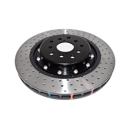 DBA 5000 Series XD Brake Rotor, 340mm, For Subaru WRX STi (Brembo 6 Pot Yellow Calipers) 19 Inch Rim 04/17, Kit