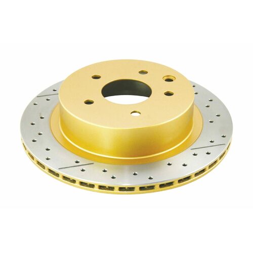 DBA Rear Street Series XGold Brake Rotor, 292mm, For Nissan X Trail T30 01-07 / Stagea M35 01-07, Kit