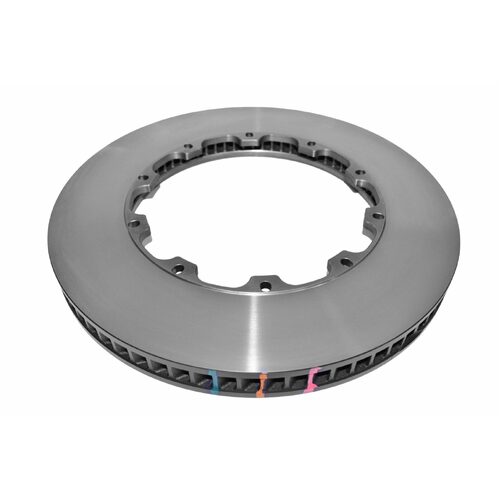 DBA Rear 5000 Series HD Brake Ring, 380mm, For Porsche GT3 Cup Car Brembo Replacement 09.A009.12/22 72 Vane, No Nuts Supplied, Kit