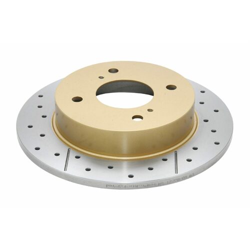 DBA Rear Street Series XGold Brake Rotor, 258mm, For Ford Corsair + Nissan Bluebird 93-97 * Part price changed please confirm With customer, Kit