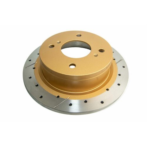 DBA Rear Street Series XGold Brake Rotor, 260mm, For Nissan Pintara R31 86-90, Kit