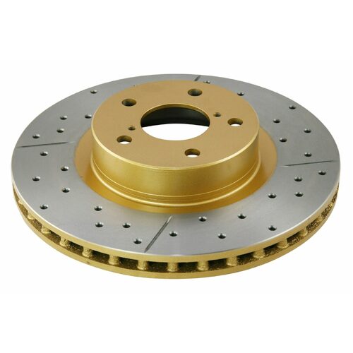 DBA Front Street Series XGold Brake Rotor, 277mm, For Subaru Impreza WRX 99, Kit