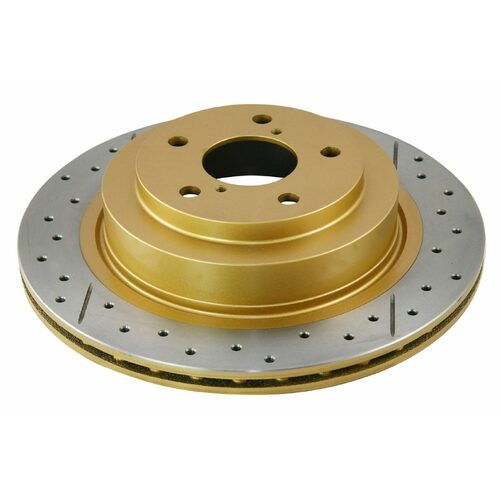 DBA Rear Street Series XGold Brake Rotor, 290mm, For Subaru Impreza WRX 01-07, Kit