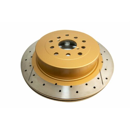 DBA Rear Street Series XGold Brake Rotor, 316mm, For Subaru WRX STI 02-11, Kit