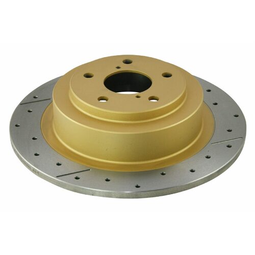 DBA Rear Street Series XGold Brake Rotor, 290mm, For Subaru Liberty/Outback 98-04, Kit