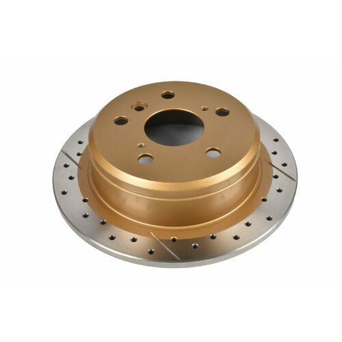 DBA Rear Street Series XGold Brake Rotor, 269mm, For Toyota Camry/Holden Apollo 92-02, Kit