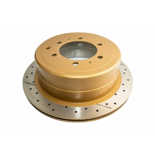 DBA Rear Street Series XGold Brake Rotor, 336mm, For Toyota 80 Landcruiser 92-98, Kit
