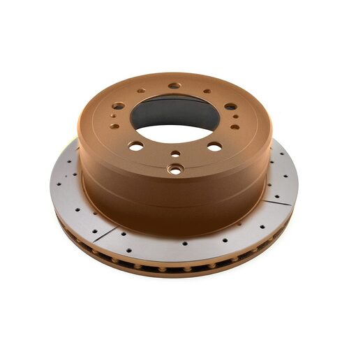 DBA Rear Street Series XGold Brake Rotor, 330mm, For Toyota 100 Landcruiser 98-06, Kit