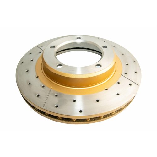 DBA Front Street Series XGold Brake Rotor, 322mm, For Toyota 70 Landcruiser 98-06 Reverse Mount, Kit