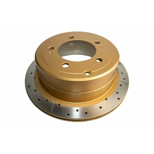 DBA Rear Street Series XGold Brake Rotor, 335mm, For Toyota 100 Landcruiser 98-06, Kit