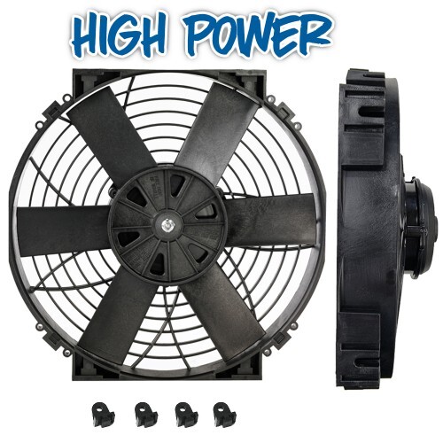 Davies Craig Electric Fan, High Power Thermatic® (12V), Each, 10 in. Dia., 1000 CFM, 19A (12V), Each