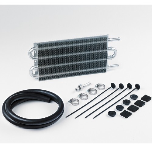 Davies Craig Transmission Oil Cooler, 4 Cylinder Engines Ultra-Cool, 3/8 in. Hose, Hose Clamps, Adapter, Nylon Ties, Kit
