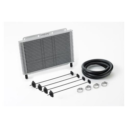 Davies Craig Transmission Oil Cooler, Hydra-Cool, 21 Plate, 20mm Thick, 281mm W x 213mm H, Hose Clamp, Kit