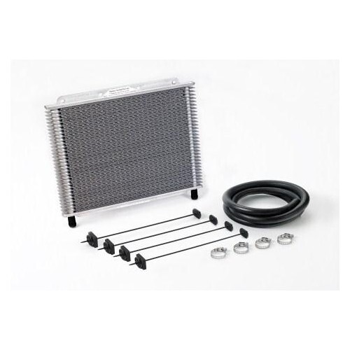 Davies Craig Transmission Oil Cooler, Hydra-Cool, 30 Plate, 20mm Thick, 281mm W x 300mm H, Hose Clamp, Kit