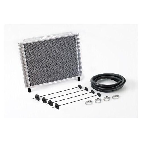 Davies Craig Transmission Oil Cooler, Hydra-Cool, 30  Plate, 20mm Thick, 281mm W x 300mm H, Hose Clamp, Kit