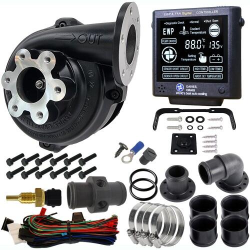 Davies Craig Water Pump, Remote Electric, 80LPM/21GPM, EWP80, 12V, with Alloy Flange, w/ Controller, Kit
