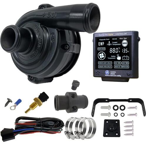 Davies Craig Water Pump, Remote Electric, 80LPM/21GPM, EWP80, 12V, Alloy, w/ Controller, Kit